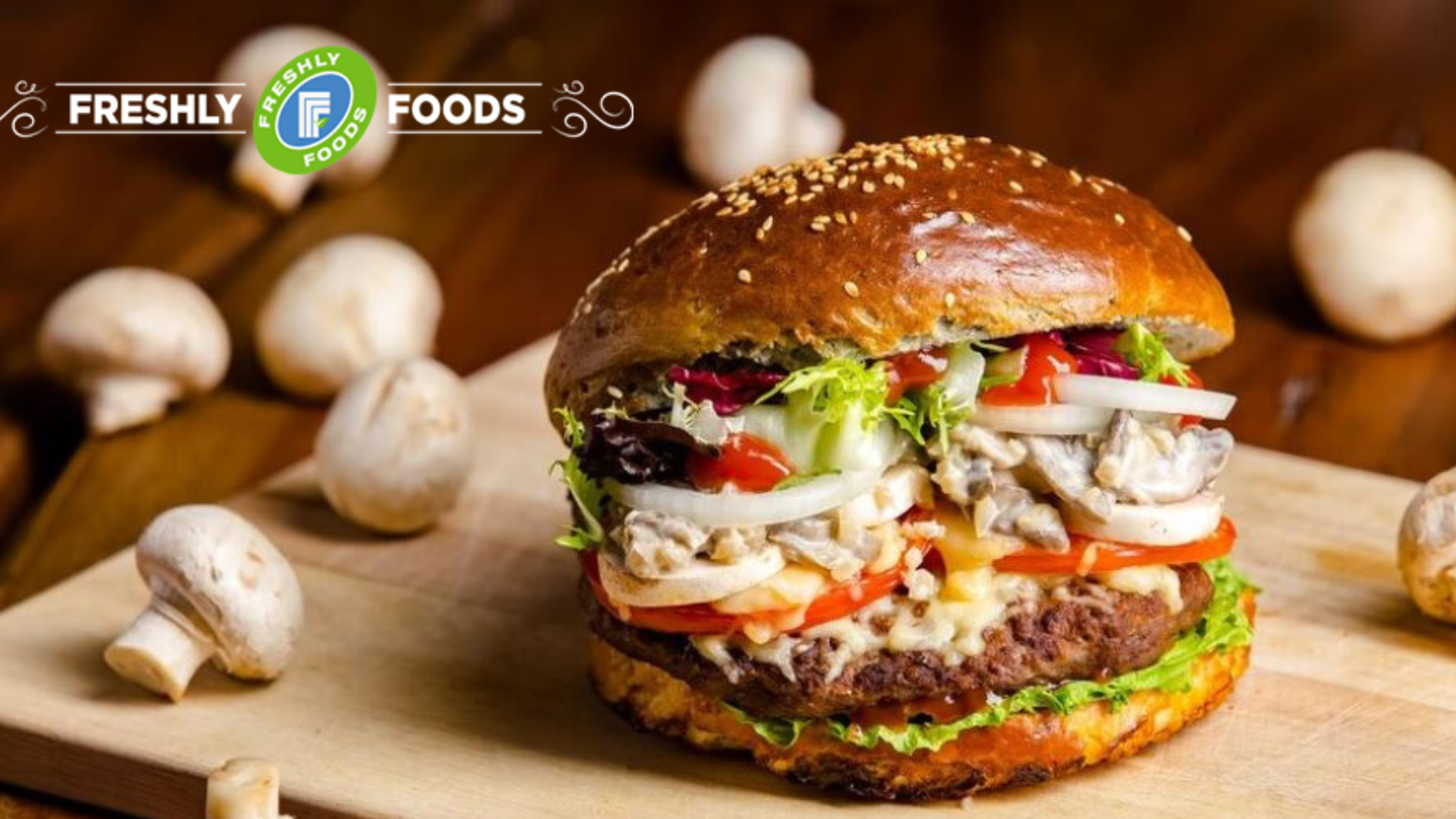 10 health benefits of mushroom cheese burgers.